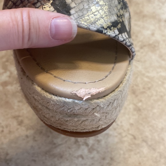 Steve Madden Snakeskin platform sandals - Picture 8 of 8